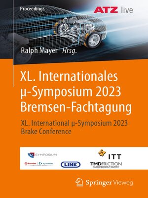 cover image of XL. Internationales μ-Symposium 2023 Bremsen-Fachtagung